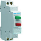 Hager - Bouble bouton poussoir à accrochage 1O+1F 16A 1 module