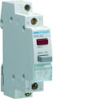 Hager - Bouton poussoir à impulsion 1O+0F 16A + voyant LED 230 - 230VAC Rouge 1 module