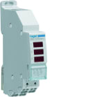 Hager - Voyant triple LED 230VAC rouge quickconnect passage de barre 1 module