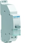 Hager - Bouton poussoir à impulsion 0O+1F 16A 1 module quickconnect passage de barre