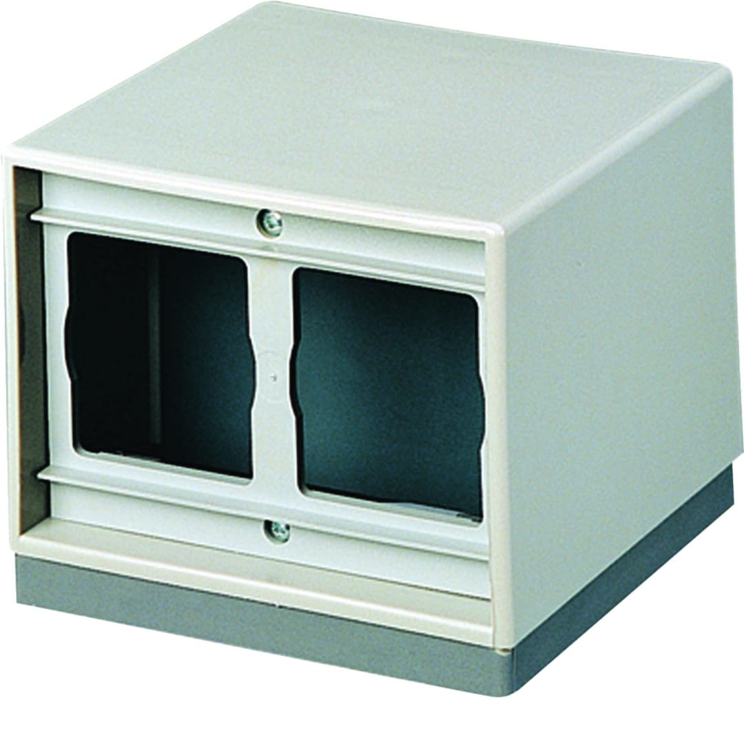 Hager - Borne vide à équiper 90x110x110mm Gris Clair