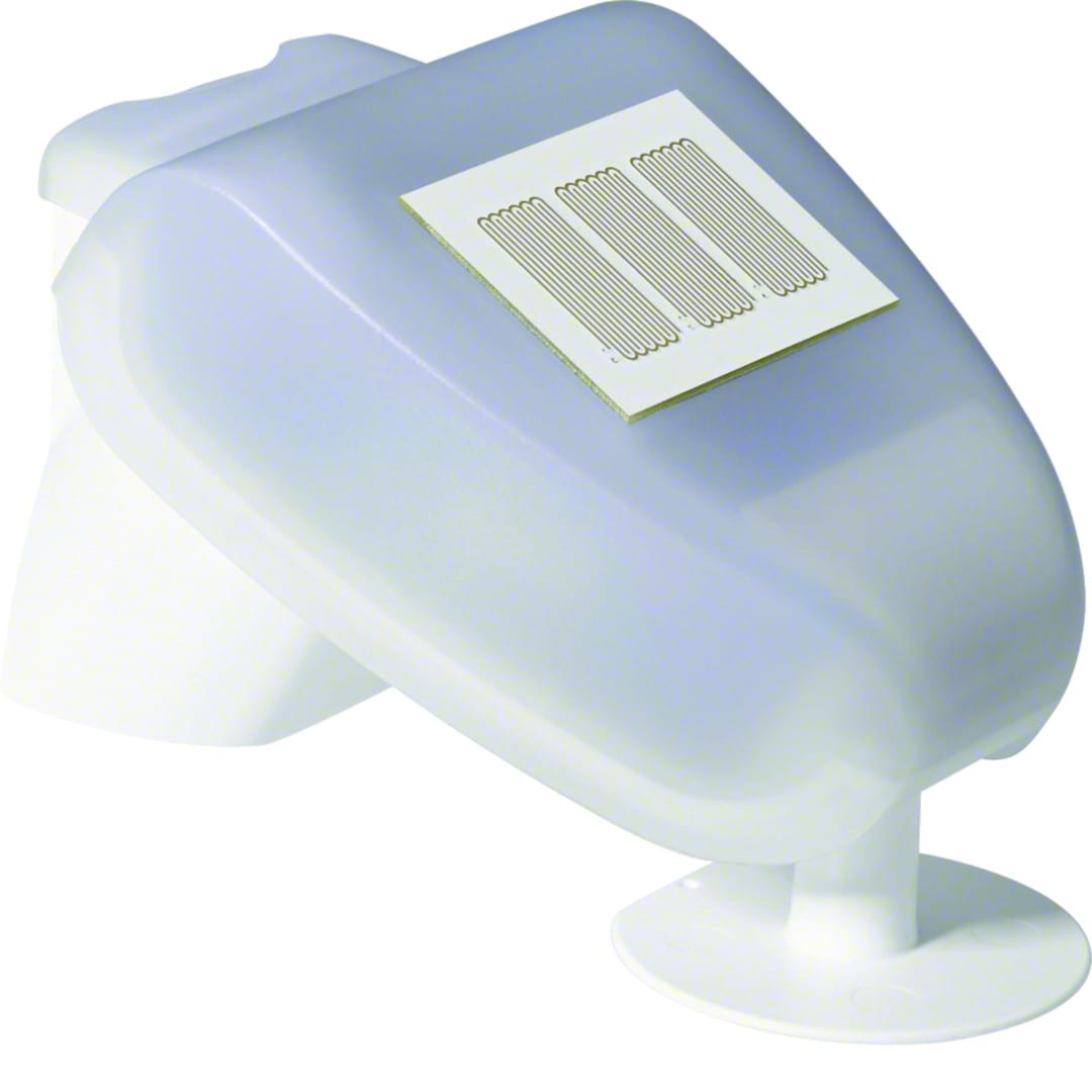Hager - Station météorologique GPS KNX avec capteur pluie, luminosité, vent