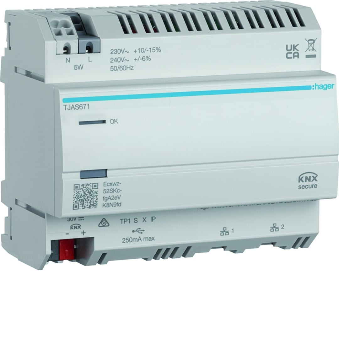 Hager - Serveur domotique résidentiel domovea basic compatible KNX Secure, Matter.