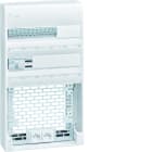 Hager - Coffret VDI Gamma+ 2 rangées 36 modules 12xRJ45 + platine Grade 3TV