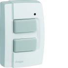 Hager - Télécommande murale 2 entrées KNX radio étanche IP55
