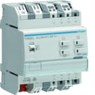 Hager - Actionneur KNX 4 sorties 16A/230V charge capacitive configuration Mode Easy/ETS