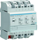 Hager - Actionneur KNX 6 sorties 16A/230V charge capacitive configuration Mode Easy/ETS