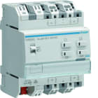 Hager - Actionneur KNX 4 sorties volets et stores à bannes pour moteur 6A/24VDC