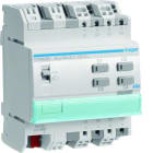 Hager - Actionneur KNX 4 sorties 10A/230V configuration Mode ETS uniquement