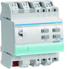 Hager - Actionneur KNX 4 sorties 16A/230V configuration Mode ETS uniquement