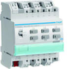 Hager - Actionneur KNX 6 sorties 16A/230V capacitif configuration Mode ETS uniquement