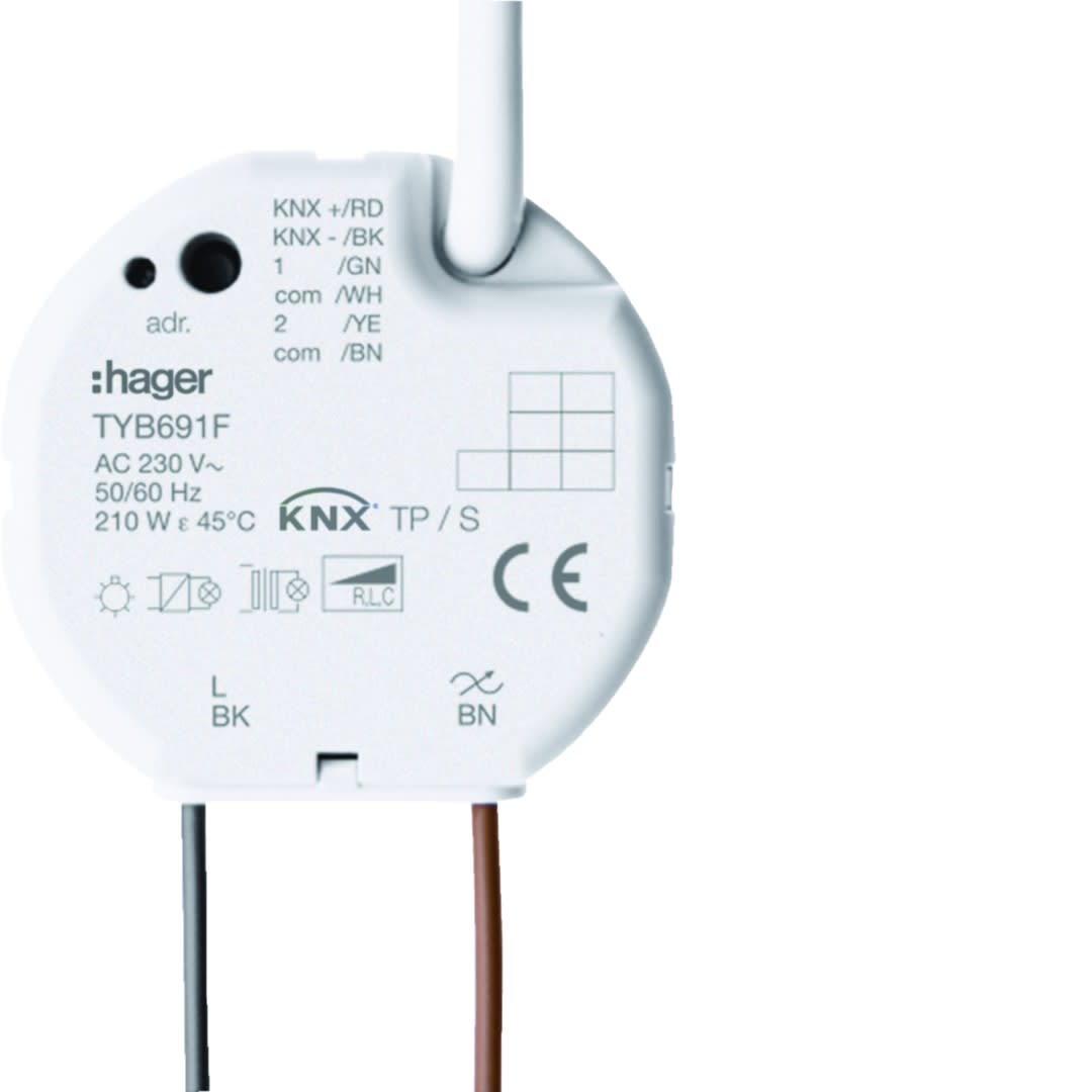Hager - Module 1 sortie variation 200W encastré (non LED)