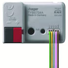 Hager - micromodule filaire 4 entrées contacts libres de potentiel, EASY/ETS, KNX Secure