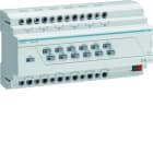 Hager - Actionneur KNX 12 sorties 10A/230V fonctions ON/OFF et volet,mode ETS uniquement
