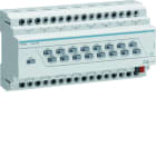 Hager - Actionneur KNX 16 sorties 10A/230V fonctions ON/OFF et volet,mode ETS uniquement
