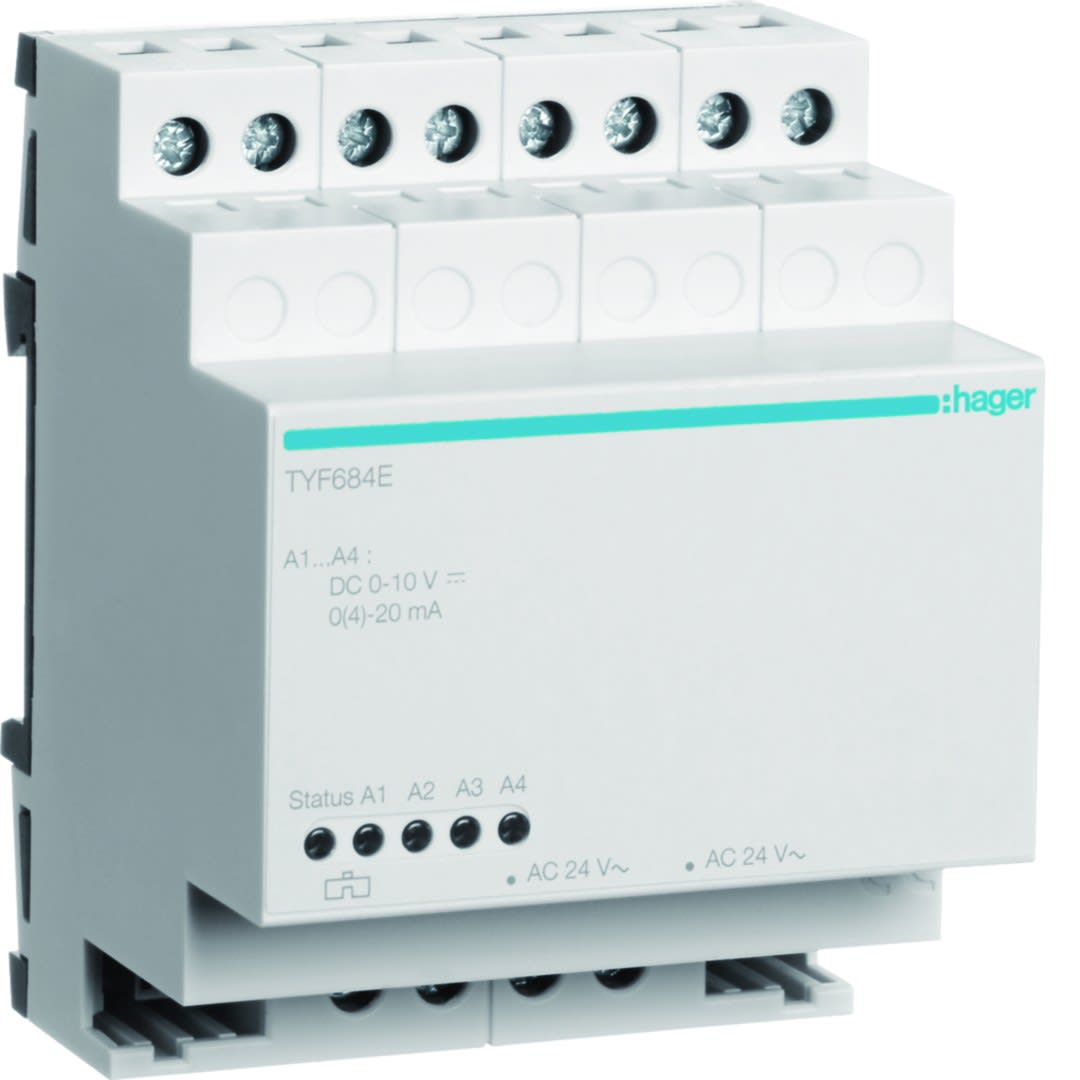 Hager - Module d'extension 4 sorties analogique