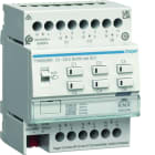 Hager - Régulateur KNX Secure 6 sorties chauffage TRIAC configuration en mode easy/ETS