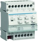 Hager - Actionneur KNX Secure 6 sorties chauffage TRIAC configuration en mode easy/ETS