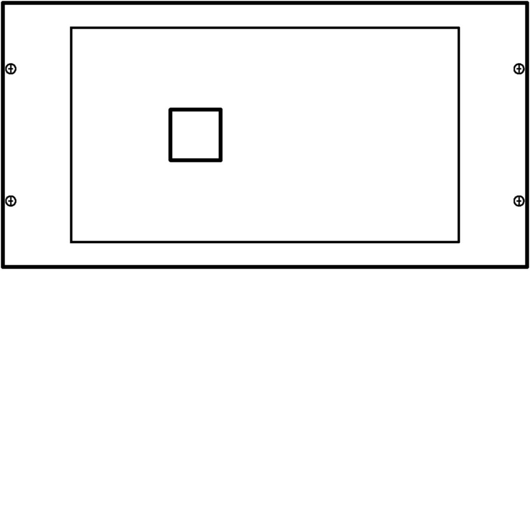Hager - Kit interrupteur à coupure apparente HA160 commande directe débrochable 300x600