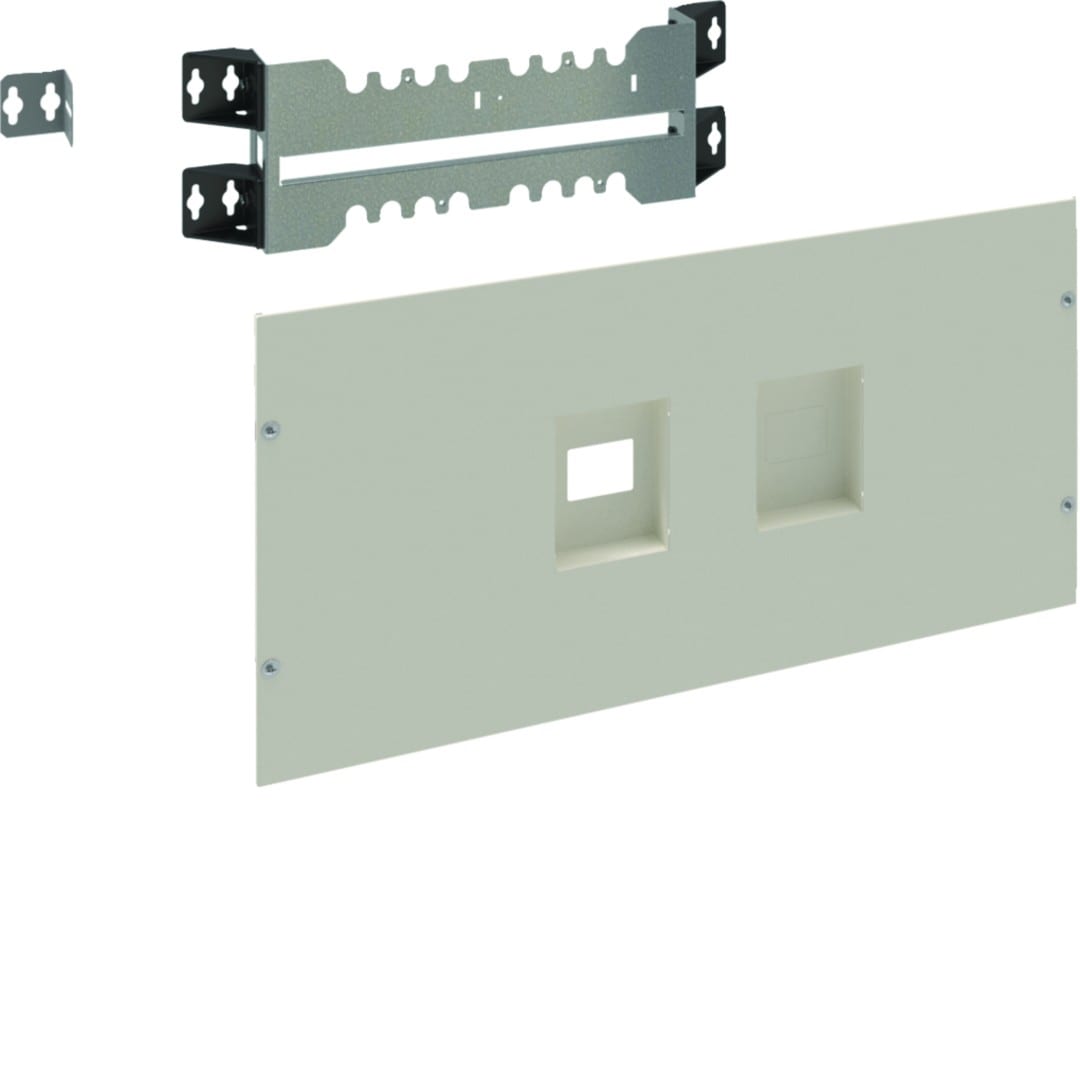 Hager - kit 2xBM Quadro.system H3+P160, vertical, pour interverrouillage