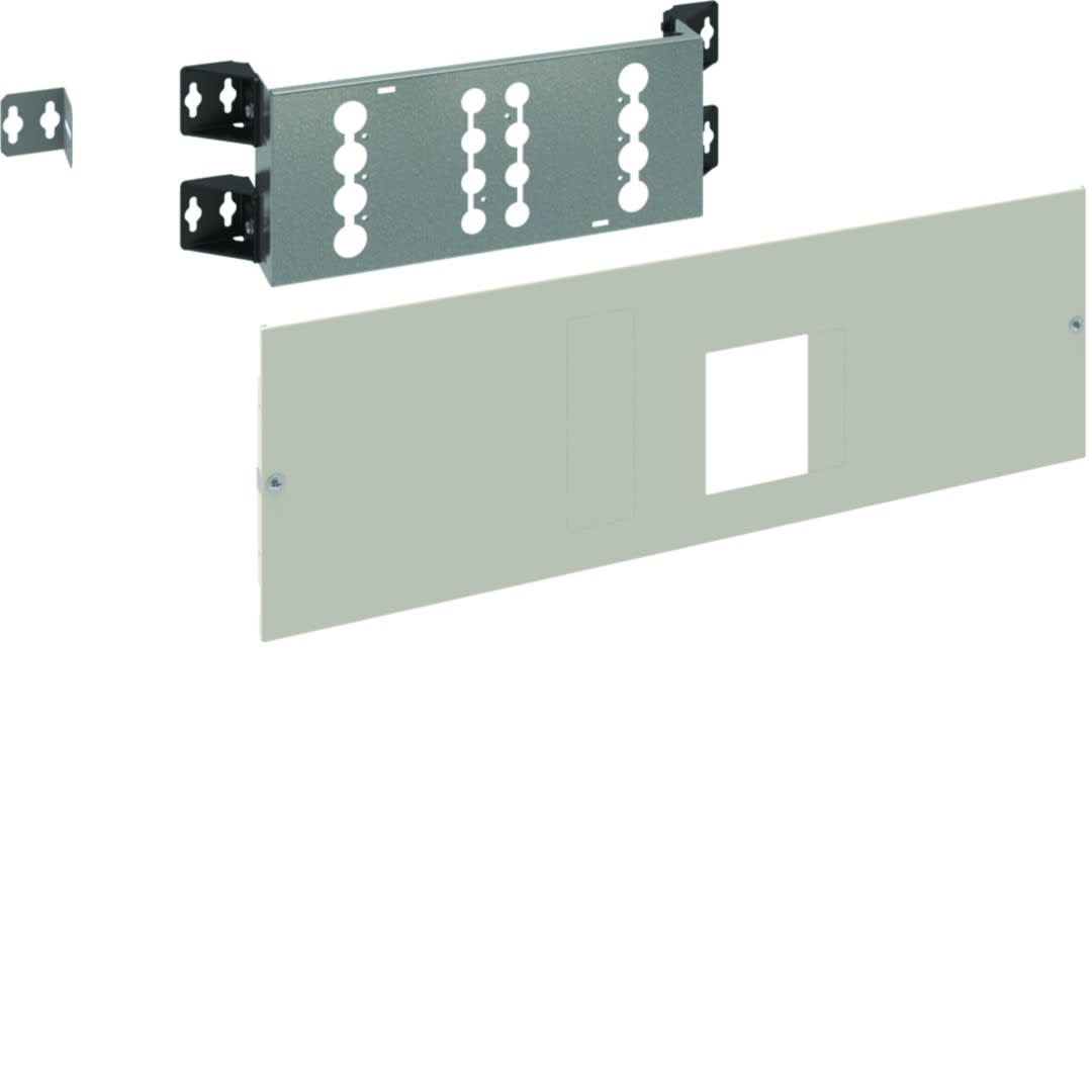 Hager - kit 1xBM Quadro.system H3+P630, 800x300, horizontal, avec ou sans diff