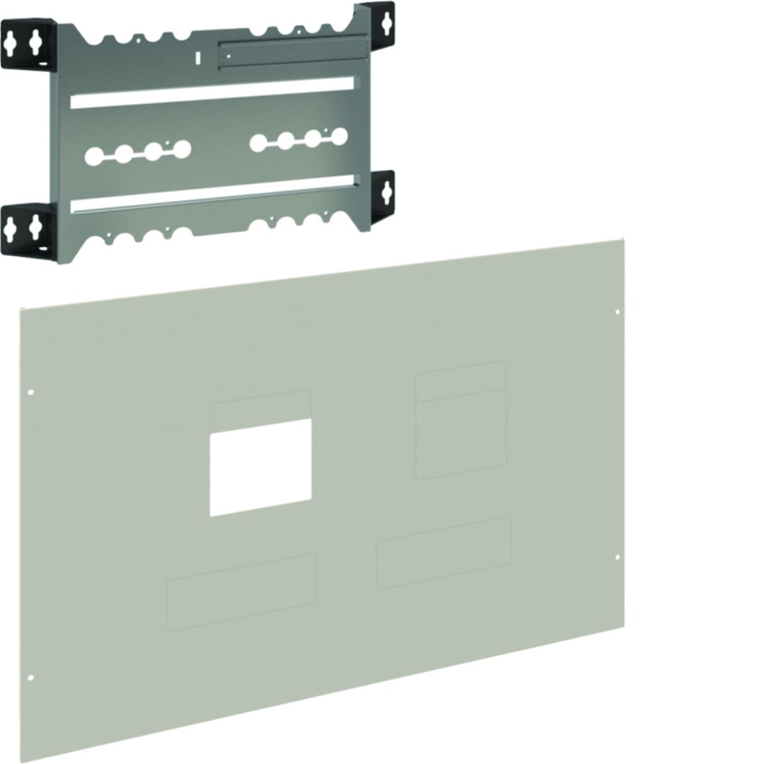 Hager - kit 2xBM Quadro.system H3+P250, 600x400, vertical, avec ou sans diff