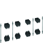 Hager - Kit pour jeu de barres, quadro.evo 4x(2 barres de 5mm)