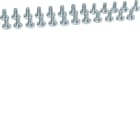 Hager - Vis,quadro system,seul-autotaraudeuse,pour coffret métallique,M6x10mm,25pièces