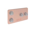 Hager - Dérivation cuivre, quadro evo 800A (jeu de 4)