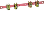 Hager - Kit connecteur d'arrivée de terre à cavaliers largeur 245mm pour quadro