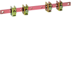 Hager - Kit connecteur d'arrivée de terre à cavaliers largeur 245mm pour quadro