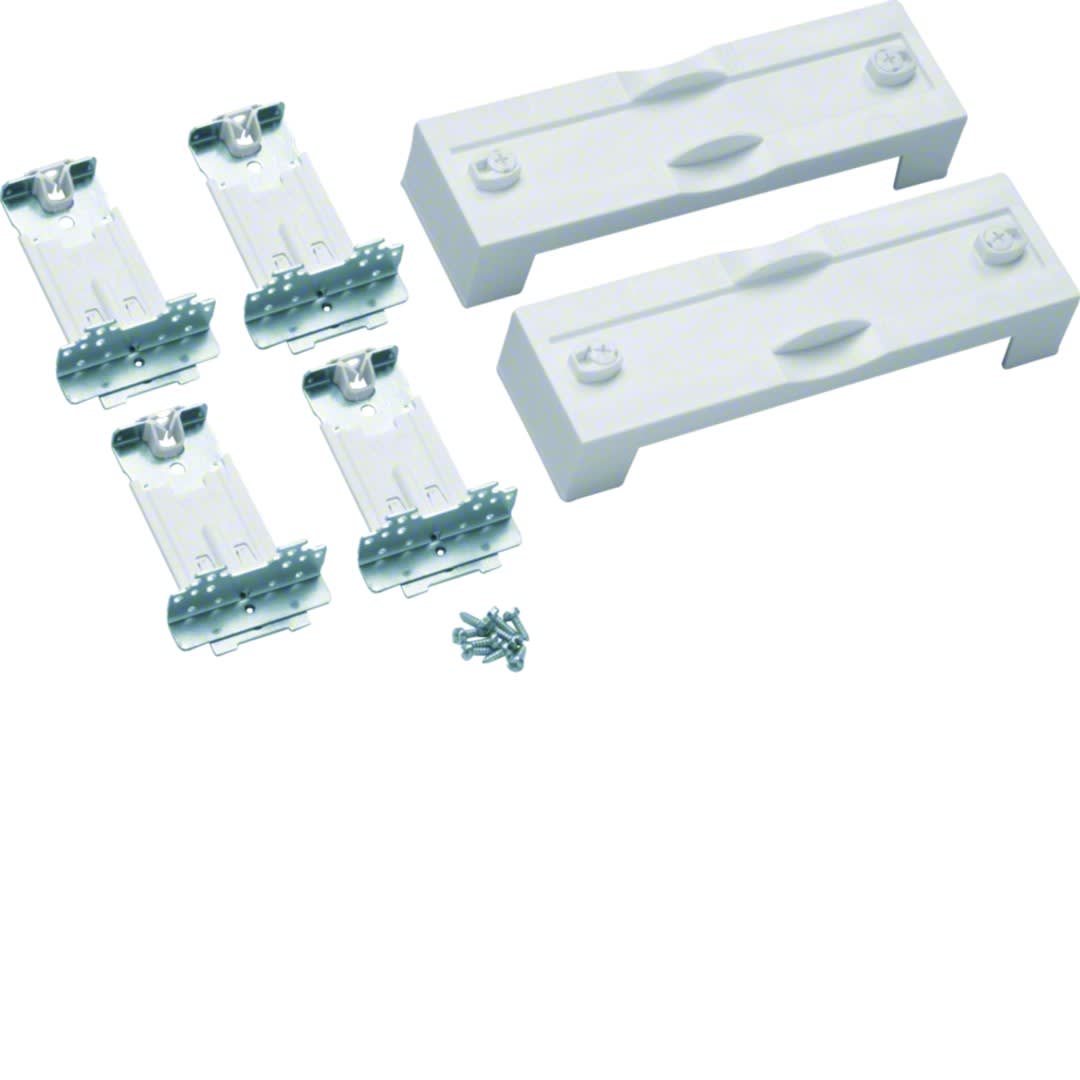 Hager - Jeu de 2 plastrons pleins 75x250mm pour univers