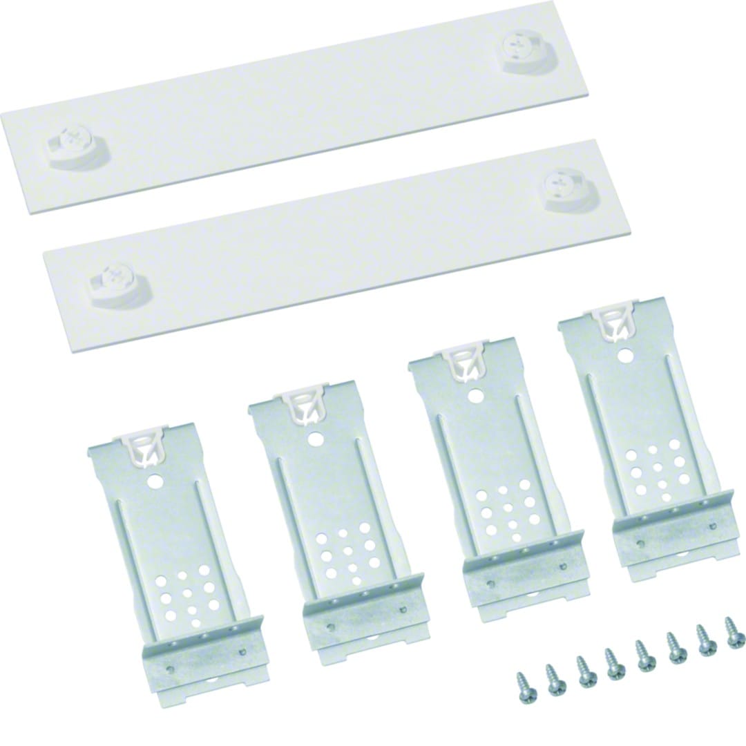 Hager - Jeu de 2 plastrons pleins 50x250mm pour univers