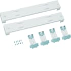 Hager - Jeu de 2 plastrons pleins 75x500mm pour univers