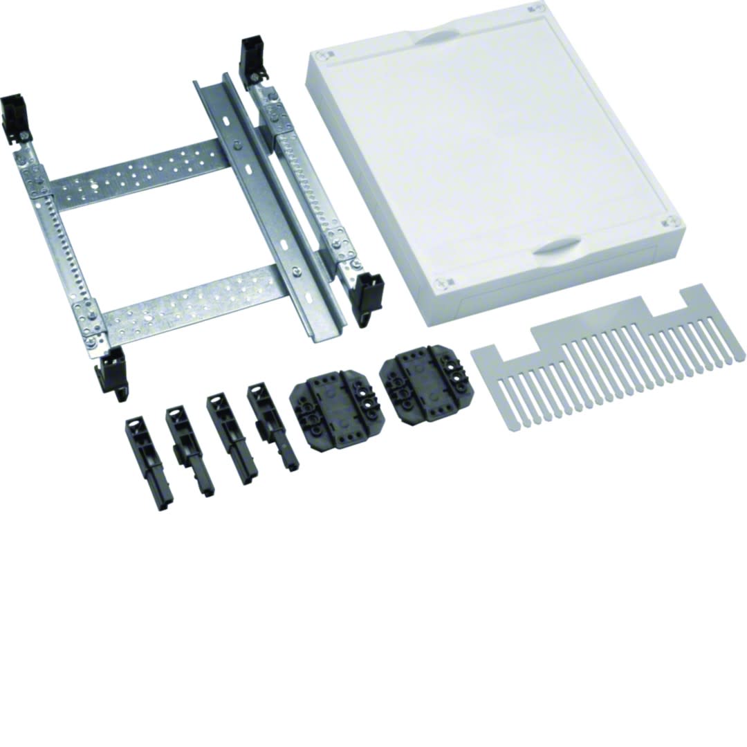 Hager - Unité équipement univers l250mm h300mm 1 travée bornier vertical 17 modules