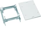 Hager - Unité d'équipement 18 modules sur 2 rangées pour bornier 300x250mm pour univers