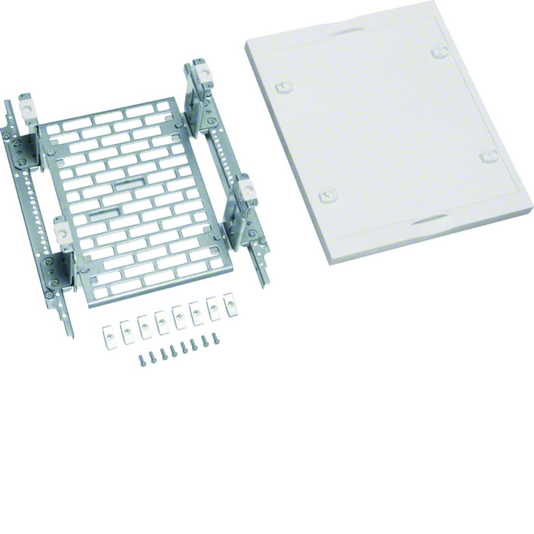 Hager - Unité équipement univers l165 h300 1travée p app spéciaux platine perforée