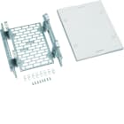 Hager - Unité équipement Univers l165 h300 1travée p app spéciaux platine perforée