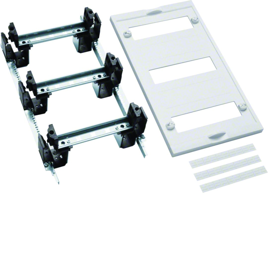 Hager - Unité d'équipement modulaire 30 modules sur 3 rangée 450x250mm pour univers