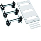 Hager - Unité d'équipement modulaire 30 modules sur 3 rangée 450x250mm pour univers