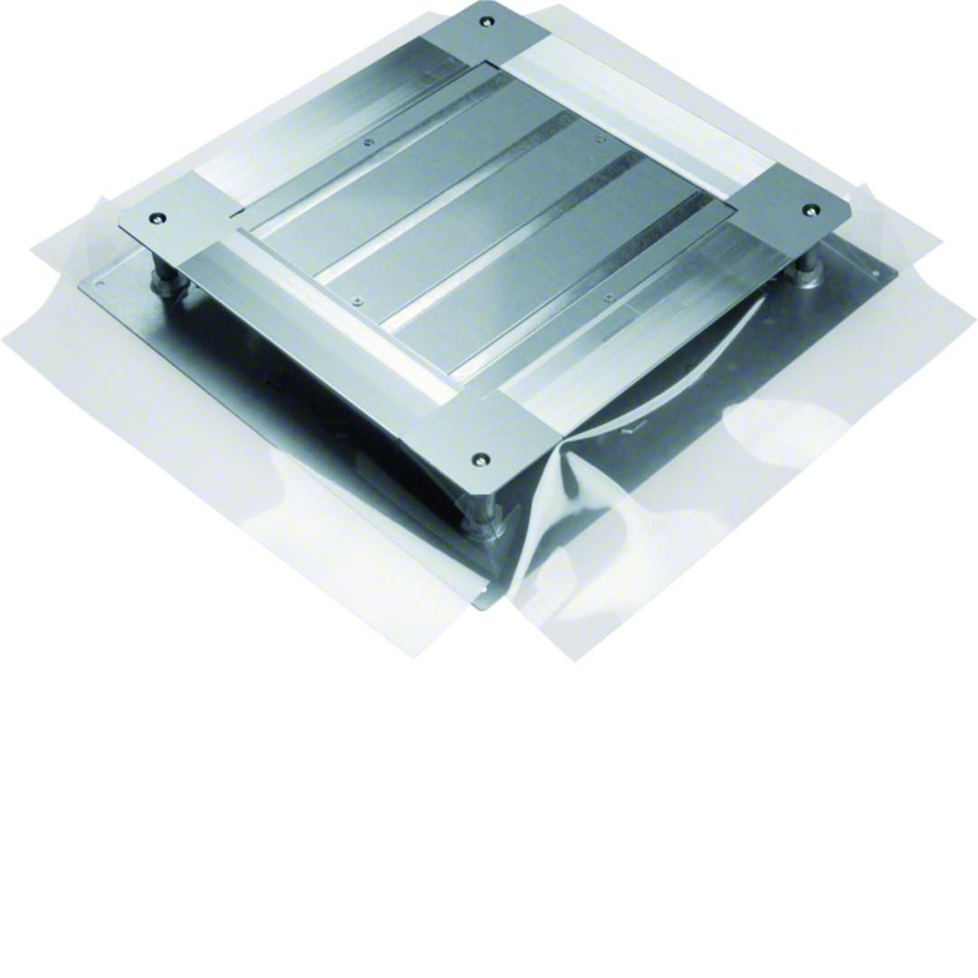 Hager - Boîte de jonction acier 290 mm avec jupes pour hauteur de chape 75-125 mm