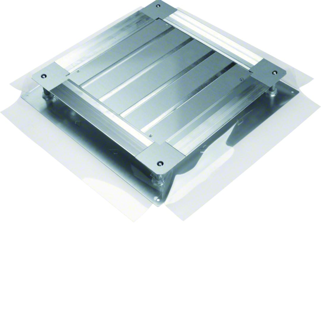 Hager - Boîte de jonction acier 340 mm avec jupes pour hauteur de chape 75-125 mm