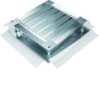 Hager - Boîte de jonction acier 340 mm avec jupes pour hauteur de chape 120-170 mm