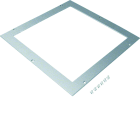 Hager - Cadre de montage l294mm x L294mm épais 4mm pour boîte de jonction acier 340 mm