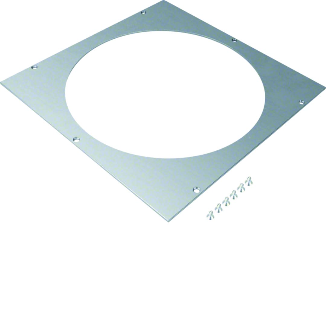 Hager - Cadre de montage diam 306mm épais 4mm pour boîte de jonction acier 340 mm