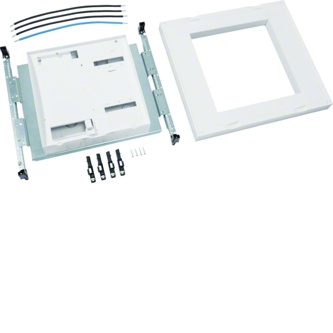 Hager - Unité équipement h 450 l500 p compteur électrique + disjoncteur triphasé 450x500