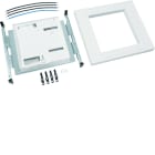 Hager - Unité équipement h 450 l500 p compteur électrique + disjoncteur triphasé 450x500