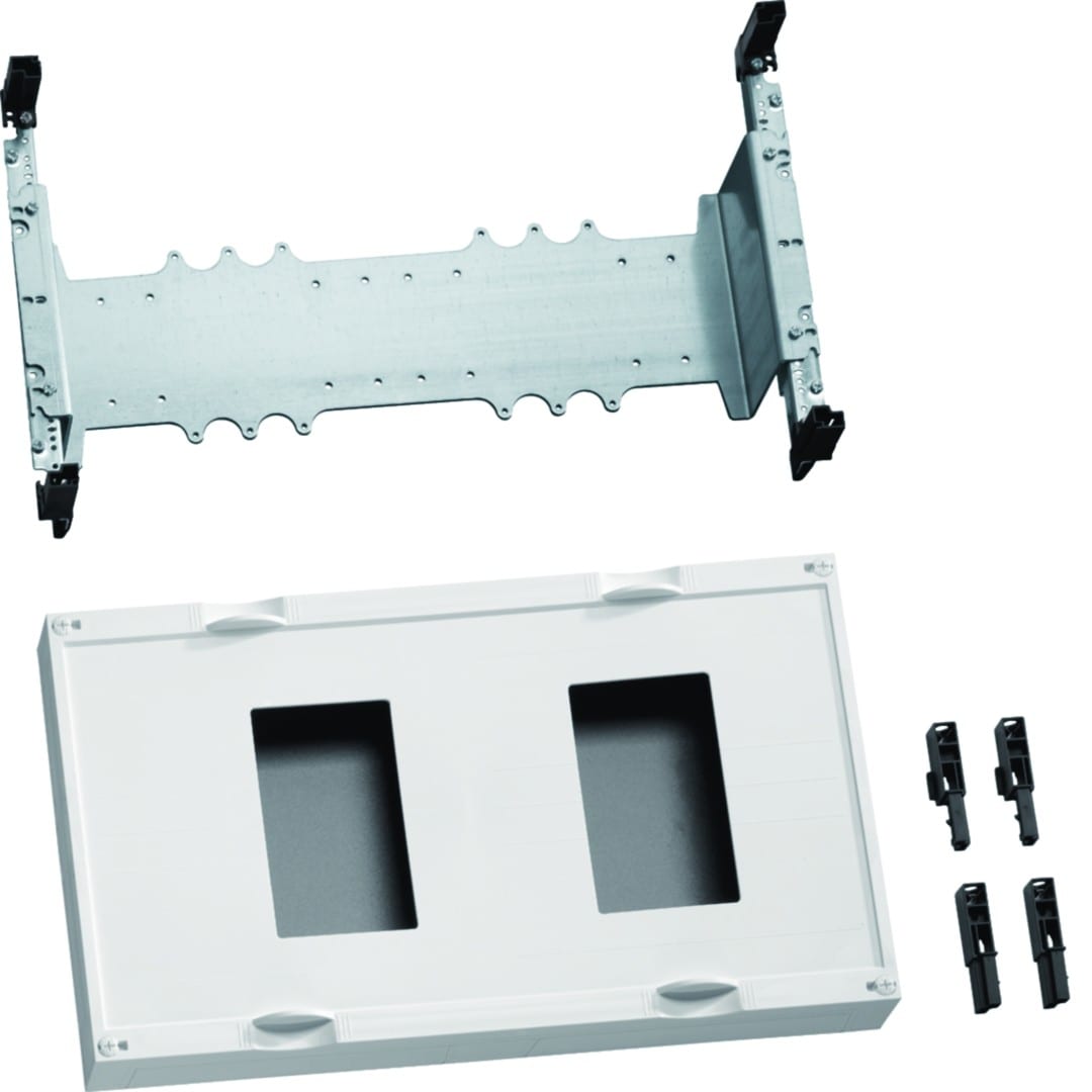 Hager - Unité d'équipement 2 boitiers moulés h3+ P250 motorisés H300xL500mm pour univers