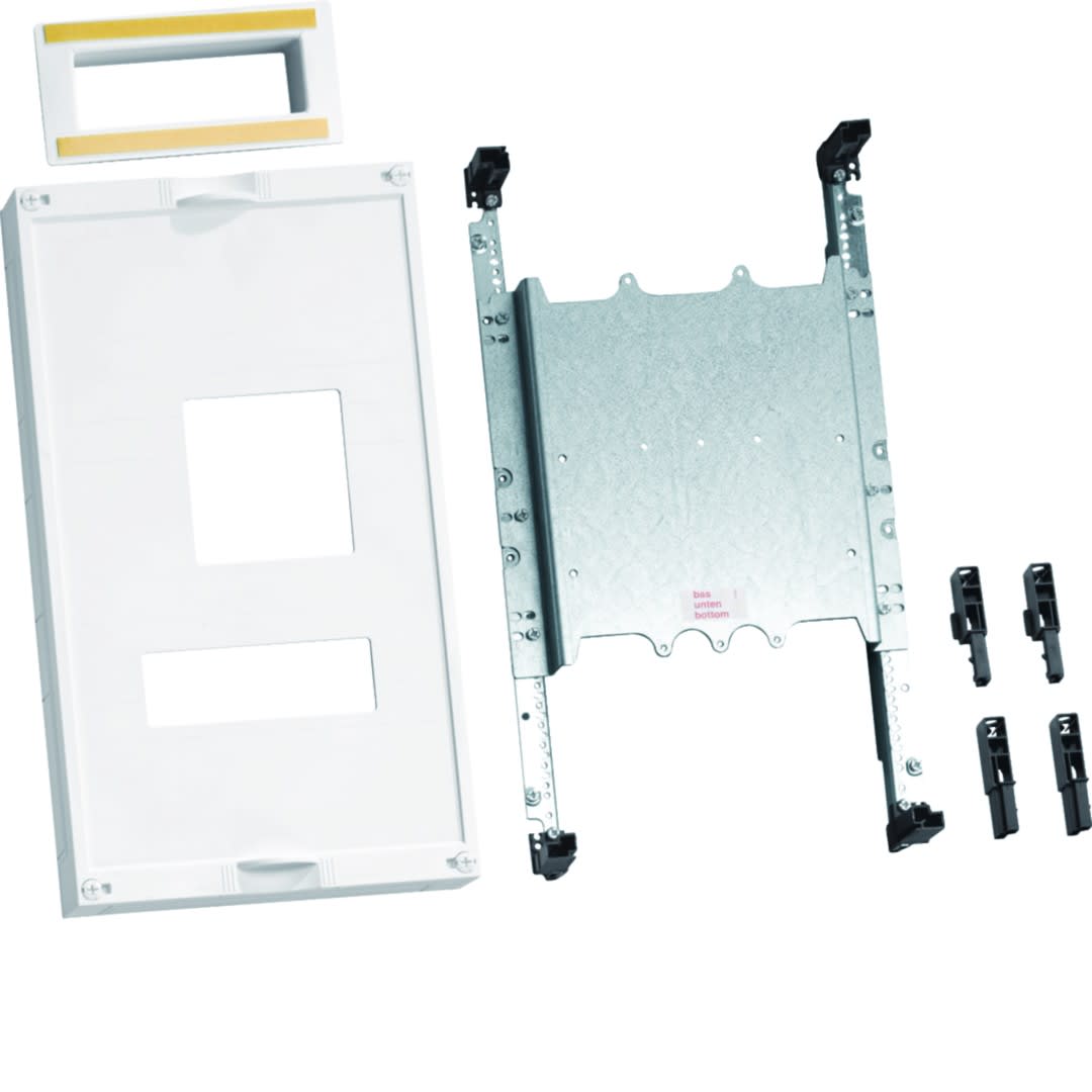 Hager - Unité d'équipement 1 boitier moulé h3+ P250 différentiel H450xL250mm univers