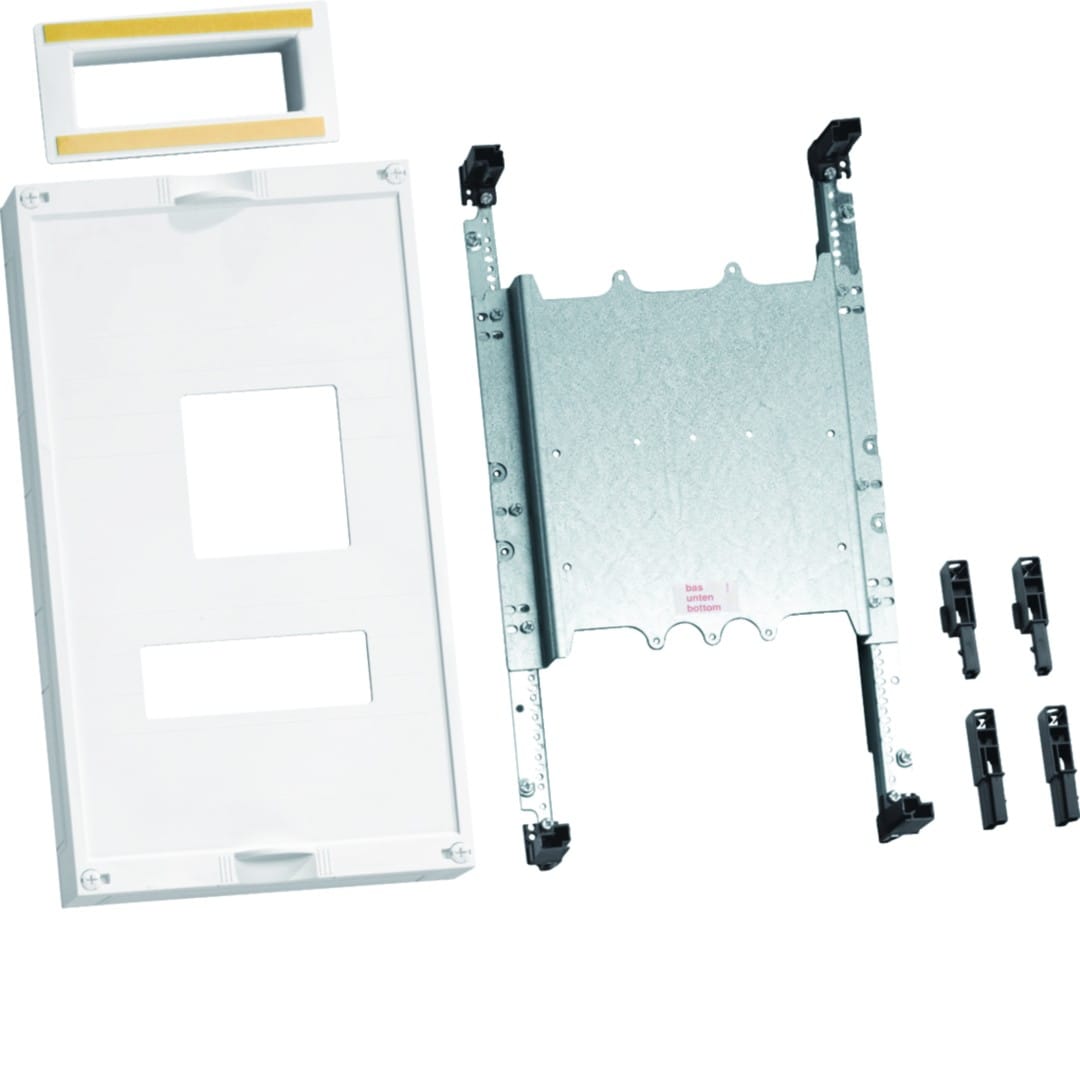 Hager - Unité d'équipement 1 boitier moulé h3+ P250 différentiel H450xL250mm univers